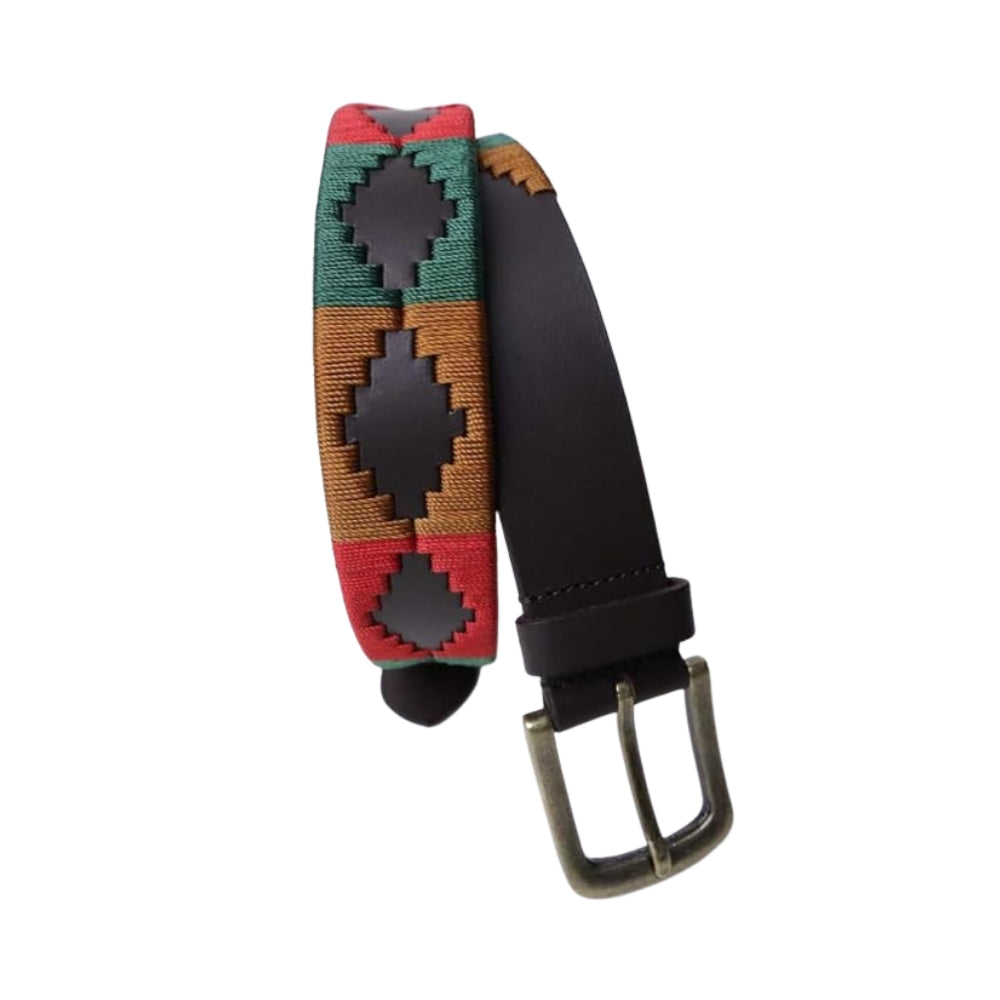Sezamia Unisex Argentina Premium Leather Polo Belt | Handcrafted, Elegant, Durable, & Adjustable Fit (Multicolor)